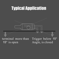 Interrupteur à flotteur intelligent SW2001 pour chaudière, contrôle de niveau, 1A 220V haute tension, détection bidirectionnelle, angle d'inclinaison, certifié ISO9001