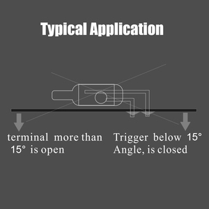 Sw2001 công tắc thủy ngân thông minh nồi hơi điều khiển mức phao 1A 220V điện áp cao phát hiện hai chiều góc nghiêng ISO9001 được chứng nhận - Product Image 5