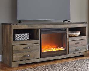 2023 New Gray - 4-Piece Entertainment Center With <strong>LG</strong> <strong>TV</strong> <strong>Stand</strong> - Product Image 5