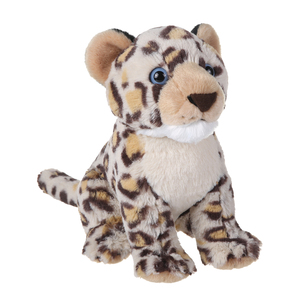 Jouets en peluche léopard des neiges réalistes, mascotte de simulation, jouets en peluche léopard sauvage sur mesure - Product Image 5