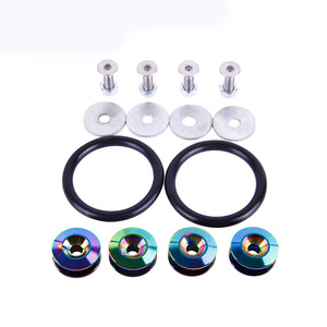 Auso-Racing Automotive <b>Bumper</b> <b>Clips</b> Aluminum Alloy With Washers And Screws For Car Body Modification - Product Image 3