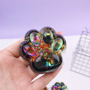 Juguete Blandito Taba de Rebote Lento al por Mayor, Patita de Gato TPR de Colores Combinados Estrellados, Juguetes Únicos para Apretar y Pellizcar, Coloridos para Niñas - Product Image 6