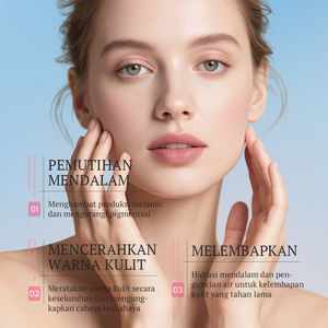 Mascarilla Facial Hidratante y Blanqueadora Profunda KORMESIC, Certificada por Bpom, 25 ml, Mascarilla Facial Iluminadora con Niacinamida de Sakura - Product Image 3