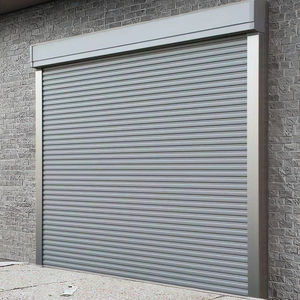 Volets roulants ignifuges d'atelier de supermarché <span class=keywords><strong>Rideau</strong></span> coupe-feu manuel moderne commercial Volet de porte en acier Rouleau évalué extérieur - Product Image 1