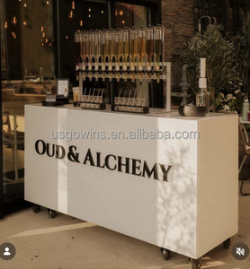 12pcs 750ml Bulk Perfume Bar Dispenser Display Stable Bar Stand Glass Perfume bar Dispenser for <b>Wedding</b> Decorations - Product Image 3