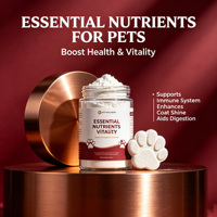 Poudre de minéraux traces chélatés pour animaux de compagnie avec vitamines, haute absorption, santé de la peau et des os pour chiens et chats