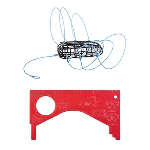 6-Loop Crab Snare Trap - CA, OR, WA Compliant For Dungeness & Rock Crabs With Bait Cage