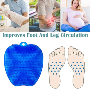 Yozeal Hot Sale Silicone <strong>Foot</strong> Brush Washer Cleaner Massage <strong>for</strong> Dead Skin Remover, Non-Slip <strong>Foot</strong> <strong>Scrubber</strong> <strong>Shower</strong> Bathroom Mat - Product Image 2