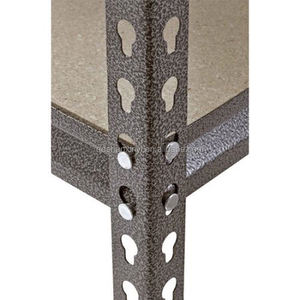 5 שכבות מתכת פלדה מתלה אחסון מחסן מדף מוצרים מזרן מתלה מערכת Z קרן מסמר מדפים - Product Image 3