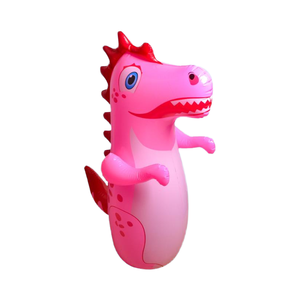 Sac de frappe gonflable en PVC personnalisé en forme de dinosaure pour enfants de 5 à 7 ans - Product Image 4