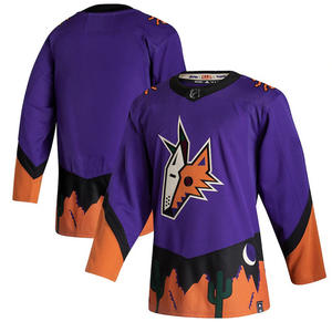 Maillot des Coyotes d'Arizona pour homme, maillot de match à domicile du capitaine 19 Doan, col en V, évacuant l'humidité - Product Image 3