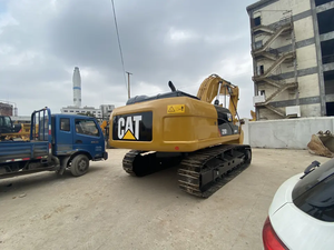 Excavatrice sur chenilles hydraulique CAT 329D2 d'occasion, robuste, 29 tonnes, avec brise-roche, à vendre - Product Image 3