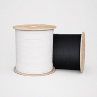 Câble à fibres optiques intérieur blanc 1 2 4 cœurs, câble de branchement FTTH G657A1, insensible aux plis, gaine LSZH, pour installation de câblage abonné