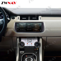 ZWNAV Radio de coche con Panel de CA GPS Bluetooth Range Rover Evoque L551 L538 2012-2018 Radio de coche reproductor Multimedia navegación GPS