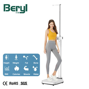 Regla manual de hospital Composición <span class=keywords><strong>corporal</strong></span> Escala de peso de altura humana Escala de medición de altura digital con medición de peso - Product Image 2