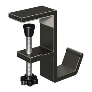 Slip Hook Single Hook Space Aluminum No Drilling Desk Backpack Holder 3-5kg Load Capacity For Dorm Office Use - Product Image 2