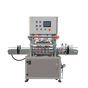 Fully Automatic Round Plastic Bottle Aluminum Foil Sealing Machine For Bottles