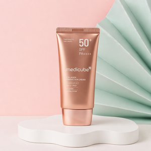Protector Solar Reafirmante de Colágeno con Niacinamida y Vitamina E, con Ácido Hialurónico, SPF <span class=keywords><strong>50</strong></span>, <span class=keywords><strong>Crema</strong></span> Solar Iluminadora, Superventas - Product Image 1