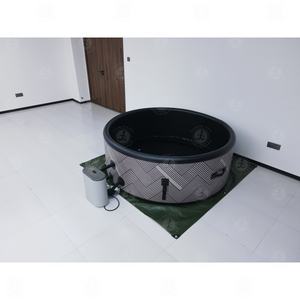 2025 nouveau design grand bain à remous <span class=keywords><strong>gonflable</strong></span>, 6 personnes avec système d'eau salée et télécommande, piscine <span class=keywords><strong>spa</strong></span> extérieure - Product Image 1