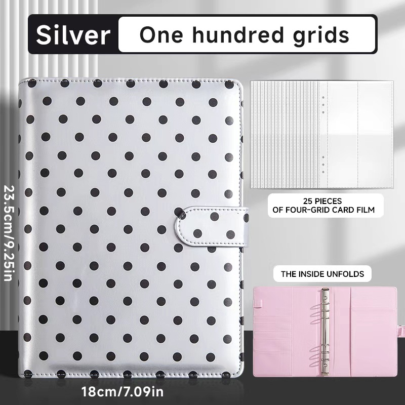 Pack cadeau A5 spot-argent + 25 feuilles de film