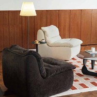 Ensemble de canapés modulaires en tissu de style moderne, pliables, compressés sous vide, pour appartement, villa, installations de loisirs, hôtel