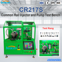 Banco de Pruebas Common Rail CR217S de Dimensiones Compactas con Patas Antivibración y Reporte PDF Imprimible para Talleres de Reparación de Motores Diésel Pequeños