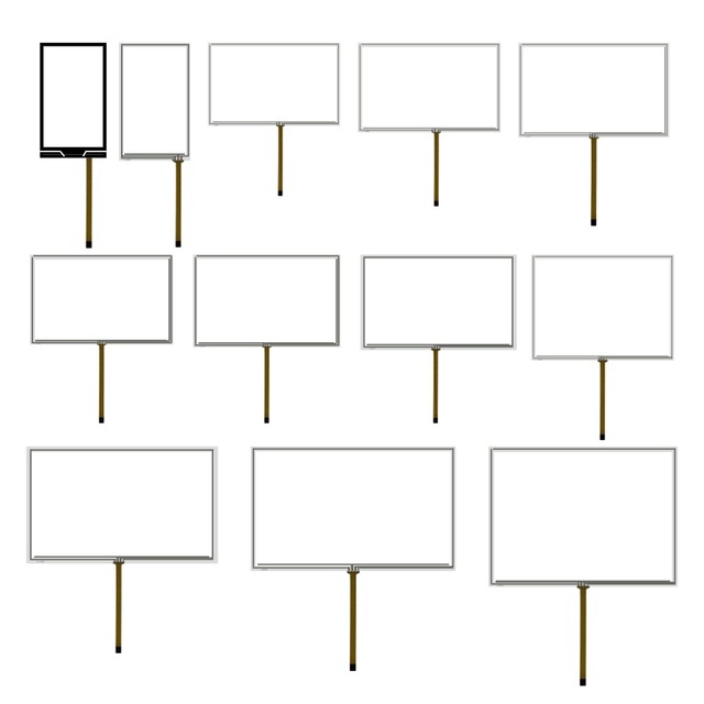 3.97/10.4 Inch Four Wire Resistive Touch Screen Display Suitable for Car Navigation Industrial Control