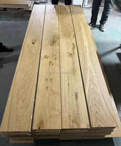 Plancher de décor à la maison de <span class=keywords><strong>parquet</strong></span> en bois dur d'ingénierie rustique mat brossé UV de chêne blanc naturel - Product Image 1