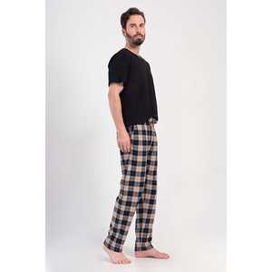 Pyjama en soie XXL pour homme, haut de gamme, décontracté, pour la maison, sans manches, en jersey imprimé, grande taille, doux et confortable pour les couples - Product Image 3
