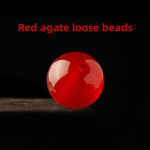 JD 7A Grade Red Agate Beads Wholesale - Fashionable <strong>Jewelry</strong>-making Materials for <strong>Handcrafted</strong> <strong>Jewelry</strong> Selling Individually - Product Image 2