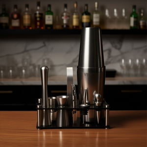 VEVOR Ensemble de shaker à cocktails en acier inoxydable 14 pièces 750 ml Kit de barman Outils de bar Design moderne Durable - Product Image 2