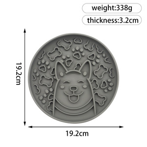 Portable Silicone Pet Mat Slow <b>Feeder</b> Slow Feeding Dog Bowls Non Spill Pets Bowl <b>Feeder</b> - Product Image 5