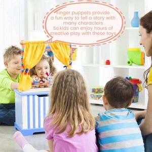 Juego de 24 Marionetas de Dedo de Peluche Suave, Mini Figuras de Peluche Surtidas para Niños Pequeños - Product Image 5