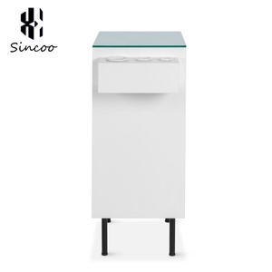 Modern Durable Hair Salon <b>Trolley</b> Cart MDF Modular Workstation Mirror Styling Station Freely Combinable Easy Moving <b>Tool</b> cabinet - Product Image 5
