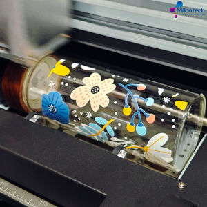 <span class=keywords><strong>Imprimante</strong></span> UV à plat de bureau Hanrun, <span class=keywords><strong>imprimante</strong></span> numérique 3D UV DTF pour logo, étiquette, autocollant, métal - Product Image 3