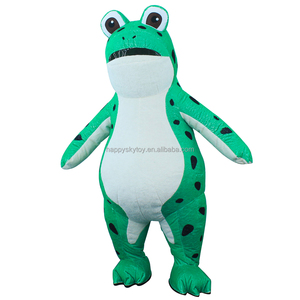 Costume <span class=keywords><strong>de</strong></span> mascotte <span class=keywords><strong>de</strong></span> grenouille gonflable populaire et <span class=keywords><strong>célèbre</strong></span> sur TikTok pour le marketing - Product Image 1