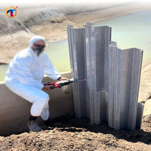 Tấm nhựa đống U loại seawall giữ lại tường frpc tấm đống Vinyl tấm cọc cho giải pháp kiểm soát nước - Product Image 5