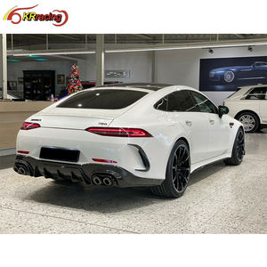 Pièces détachées automobiles style Brabu Kit de carrosserie en fibre de carbone sèche diffuseur de lèvre avant pour Mercedes Benz <span class=keywords><strong>AMG</strong></span> GT63 <span class=keywords><strong>63s</strong></span> 2019-2022 - Product Image 6
