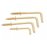 Vis autotaraudeuse en acier au carbone plaqué zinc et laiton, forme en L, métrique, 7/8 po, LeGood