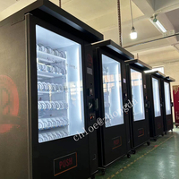 Máquina Expendedora Inteligente de Bebidas Frías para Exteriores, 24 Horas, con Cubierta Impermeable y Certificación CE, para Proveedores Escolares