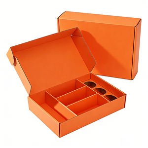 Boîtes d'emballage en papier pliables imprimées sur mesure, boîtes en carton ondulé, boîtes cadeaux en kraft, boîtes d'expédition - Product Image 1