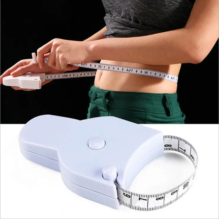 Amazon Hot Sale Custom LOGO Automatic Flexible Body Tape Measure Retractable Measuring Tape for Body