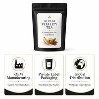 Tisane Alpha Vitality 5g x 20 Sachets Pyramidaux Marque Yuzetang Soutien Force et Endurance Masculine Durée de Conservation 18 Mois