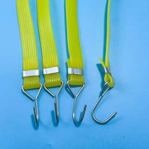 Bandas Elásticas de Filamentos de Goma Reforzados de PE al por Mayor, 1.7m de Longitud, Hebilla Metálica, Capacidad de 20kg para Bicicletas, Equipaje y Motocicletas - Product Image 1