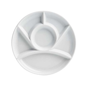 Ensemble de 4 <span class=keywords><strong>assiettes</strong></span> <span class=keywords><strong>à</strong></span> <span class=keywords><strong>fondue</strong></span> rondes en grès blanc <span class=keywords><strong>Assiettes</strong></span> <span class=keywords><strong>à</strong></span> dîner en céramique Plateaux de service parfaits pour servir la <span class=keywords><strong>fondue</strong></span> - Product Image 1