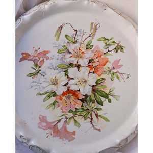 Plato de Pan de Porcelana Inglesa con Diseño de Onda Moderna, con Ramo de Flores, para Aperitivos, Filetes, Platos para Cenar en Hoteles, Plato de Cerámica con Patrón - Product Image 3