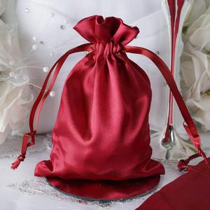 Pochette à cheveux en satin de soie violet, sac à perruque, sacs anti-poussière à cordon avec logo personnalisé, emballage pour bijoux, pochette cadeau, vente en gros - Product Image 3