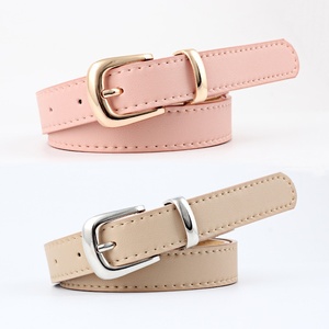 Nouvelle ceinture décontractée pour femme, style européen et américain, avec boucle ardillon en alliage, multicolore, 2,4 cm x 105 cm, marque Jessi, en stock - Product Image 3