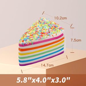 Jouet sensoriel anti-stress en TPR, modèle gâteau superposé coloré à l'échelle 1/12, boîte mystère pour enfants et adultes, pour soulager l'anxiété - Product Image 2