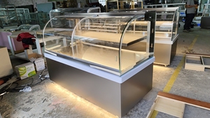 Vitrina <span class=keywords><strong>de</strong></span> <span class=keywords><strong>panadería</strong></span> usada, estilo norteño, mostrador <span class=keywords><strong>de</strong></span> vidrio comercial para exhibir pan en tiendas minoristas - Product Image 5